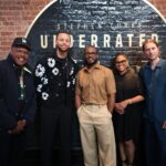 Stephen Curry Instagram - #UnderratedFilm week is officially here!! Thanks @appletv for kicking things off right with an incredible dinner with the amazing folks who made this all possible 🙌🏽 @petenicks @a24 @proximitymedia JULY 21st!!