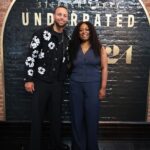 Stephen Curry Instagram - #UnderratedFilm week is officially here!! Thanks @appletv for kicking things off right with an incredible dinner with the amazing folks who made this all possible 🙌🏽 @petenicks @a24 @proximitymedia JULY 21st!!