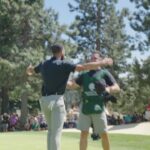 Stephen Curry Instagram - Dream come true! Championship flow in Tahoe 🏆 An unbelievable week I’ll never forget…can’t wait to run it back! @acchampionship @currybrand @callawaygolf