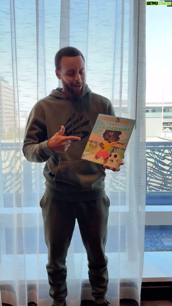 Stephen Curry Instagram - My book, I Am Extraordinary, is coming to bookstores near you on March 12th. I wrote this book about a young girl named, Zoe, who overcomes her insecurities and learns how extraordinary she is. This book is written to encourage young people to feel capable and confident in everything they do!