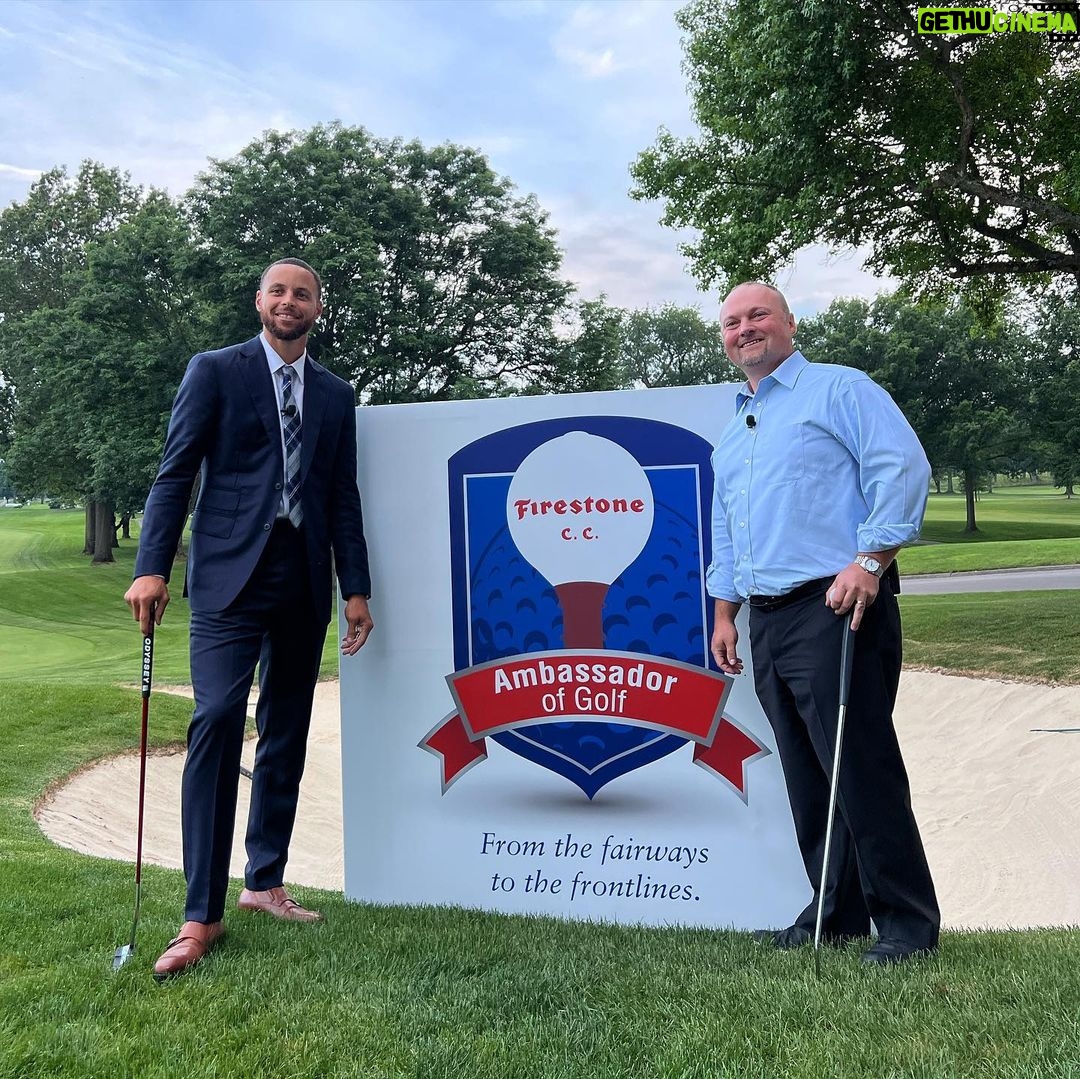 Stephen Curry Instagram - Feeling blessed. Yesterday I was awarded Ambassador of Golf in my birth city and got to watch @underratedgolf tour in action. Thank you to everyone who helped bring my visions to life. Always grateful for this journey.