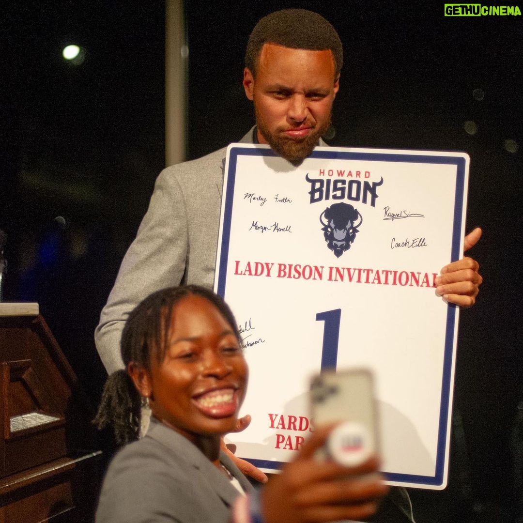 Stephen Curry Instagram - Another incredible Bison at the Beach from Pebble Beach!! Our 3rd year of this event never ceases to amaze...seeing @hubison_golf, Dr. Wayne A. I. Frederick, Coach @sampuryear and all our supporters and partners all in the same place brings me so much joy. An amazing program just getting started. Let's keep stacking those chips too!! HU 🙌🏽 Pebble Beach Golf Links