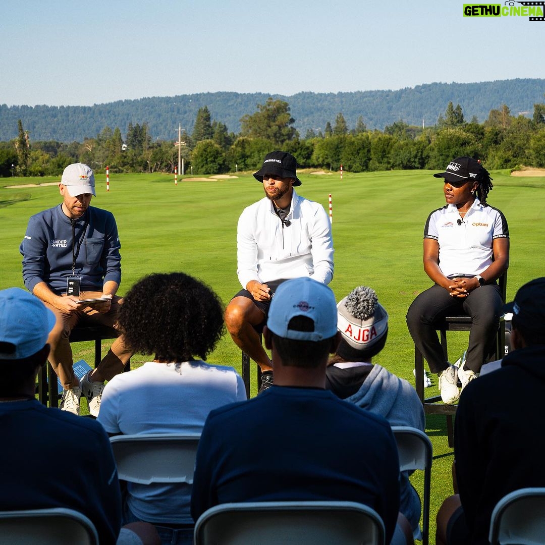 Stephen Curry Instagram - Thank you @kpmggolf @kpmgus for hosting the first ever Leadership Development Day for our @underratedgolf family! Led by @mostacksbirdies, our 25 players and families at the Curry Cup participated in interactive workshops focused on development both on and off the golf course. An amazing, insightful addition to our growing Curry Cup schedule! #KPMGPartner