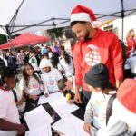 Stephen Curry Instagram - We celebrated our 11th annual Christmas with the Currys🎄by bringing the joy of reading to all 17,000 elementary school students in the Oakland Unified School District—delivering beautiful gift boxes of books to 49 schools. That’s 85,000 books total!📚 We also made an extra special delivery to 800 students at OUSD's Manzanita Campus, with the help of our village of volunteers and partners. Students received gift boxes of books, backpacks, and other holiday treats. Plus, we announced that Manzanita will be the first of eight @ousdnews campuses to get a revitalized schoolyard in 2024 in partnership with @eatlearnplay and @kaboom! 🎉 Thank you to the dedicated community of partners and volunteers who supported this year’s #ChristmaswiththeCurrys including @workday, @currybrand, @underarmour, @chase, @literatikids, @rakuten, and @warriors. 📷 @noahgphotos/@gettyimages