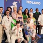 Stephen Manas Instagram - Fantastic moment For Your Consideration Considérez nous 🙏 (sounds terrible in french ..) The missing ones were with us in spirits 🕉️☯️ Stylist @philippeuter @theonly.agency Mua @najamil_makeup Brand @johnvarvatos . . . #tedlasso #tedlassoemmys #richmondtillwedie #tedlassocrew #stephenmanas #richardmontlaur Los Angeles, California
