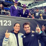 Stephen Manas Instagram - 🔥A Sunday forever engraved in my head 🔥 My first @nfl game at @tottenhamhotspurstadium and ... what an end !! 🔥😂 Huge thanks to @hisunnymehta @emilyxmadison and @luiswagner for the hospitality And... BIG UP to @billharris__ for making this incredible day happening !! ❤️ And to the captain of England @harrykane for coming to us saying hello thank you 🫶🙏 #tedlasso #footballislife Tottenham Hotspur Stadium