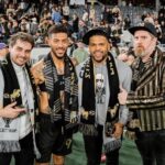 Stephen Manas Instagram - What a night What a night !!! A strong game hosted by @lafc And with a win !! 4 0 !! Warmest welcome ever ! @lafc3252 thanks you so so so much 🔥 #goodluck for this season #believe #tedlasso Los Angeles, California