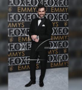 Stephen Manas Instagram - Just had my first Emmy experience – a surreal night filled with gratitude Made possible thanks to the incredible team behind #TedLasso who worked so hard for all those years, and thanks to everyone who made that Emmys night unforgettable Last but not least, thanks to all the viewers, your support means the world to us 🙃 Love you TedLasso Family Thank you all, @jason_sudeikis 🙏 ❤️ Huge thanks to : @vincentdepaul12 @luckystar_international Stylist : @philippeuter To all the press for the wonderful 📸 @grayscaleic @stylepr @louboutinworld @ikebehar @audemarspiguet . . . #Emmys2024 #GratefulHeart #TedLassoMagic #DreamsRealized #SpiritualJourney #tedlasso Los Angeles, California