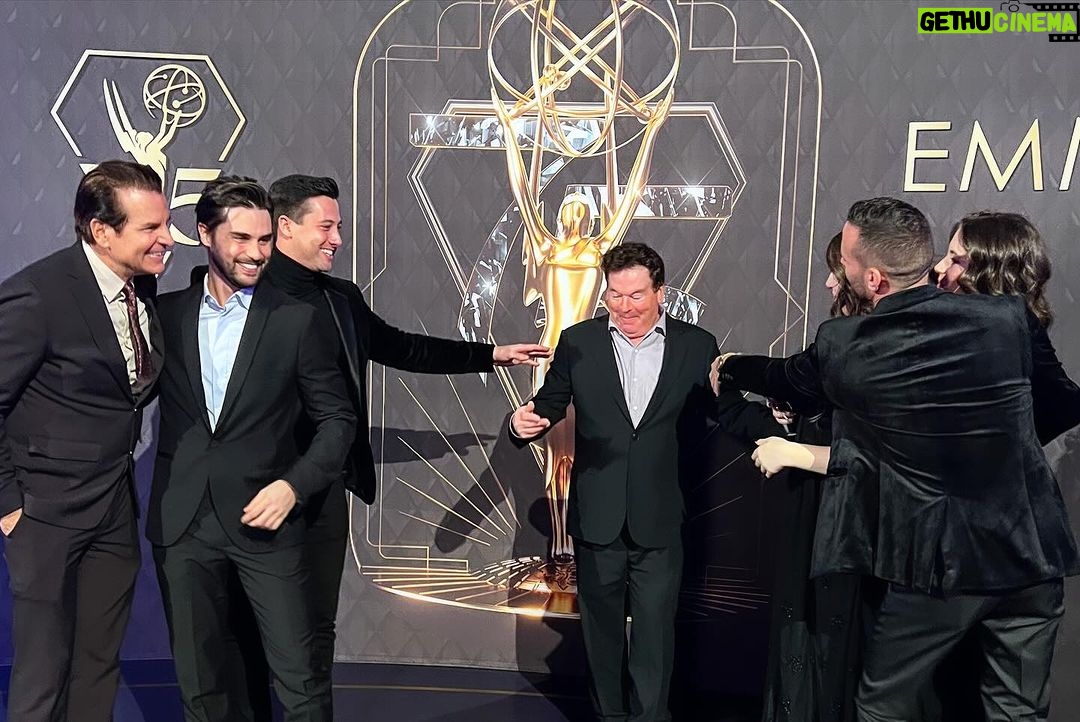 Stephen Manas Instagram - What a wonderful evening to celebrate all the nominees of the 75th Emmys Thank you @vincentdepaul12 ! @televisionacad @philippeuter @luckystar_international @appletv #tedlasso #tedlassoemmys . . . #producer #emmys #academy #hollywood #tv #emmy #film #producing #television