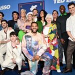 Stephen Manas Instagram - Fantastic moment For Your Consideration Considérez nous 🙏 (sounds terrible in french ..) The missing ones were with us in spirits 🕉️☯️ Stylist @philippeuter @theonly.agency Mua @najamil_makeup Brand @johnvarvatos . . . #tedlasso #tedlassoemmys #richmondtillwedie #tedlassocrew #stephenmanas #richardmontlaur Los Angeles, California