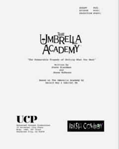 Steve Blackman Instagram - And so it begins… one last time ❤️☂️ @netflix @netflixgeeked @umbrellaacad