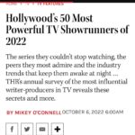 Steve Blackman Instagram – Humbled to be included amongst these super talented people. Thanks @hollywoodreporter @netflix @netflixgeeked @irishcowboy_tv