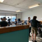 Steve Blackman Instagram - The amazing @rituarya first day of shooting at an abandoned mental hospital. It was clearly a lot of fun (this shot didn’t make the final cut!) @umbrellaacad @netflix @castanedawong