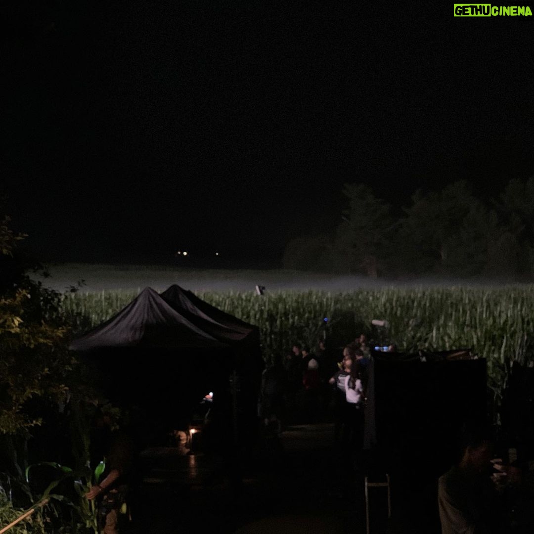 Steve Blackman Instagram - Getting ready for @ellenpage to run through our corn field grown just for this shoot (when we were done, corn was turned into feed. Nothing was wasted!) @umbrellaacad @netflix