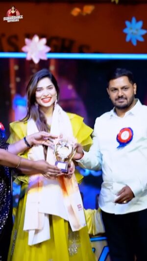 Subhashree Rayaguru Instagram - Thank you St Martins High School for inviting me! It was like going back to my school again, so nostalgic & memorable!❤️✨ My heart melts for all the kids performing, participating & being the light of the night, I truly hope you outshine as the brightest stars of future🦋🙏🏻✨ You kids have my heart!💛💛💛
Outfit @aarushireddylabel 
Jewellery @fashioncurvee 

#subbu #subhashree #specialguest #biggboss #biggboss7telugu #biggbosstelugu7 #teluguactress