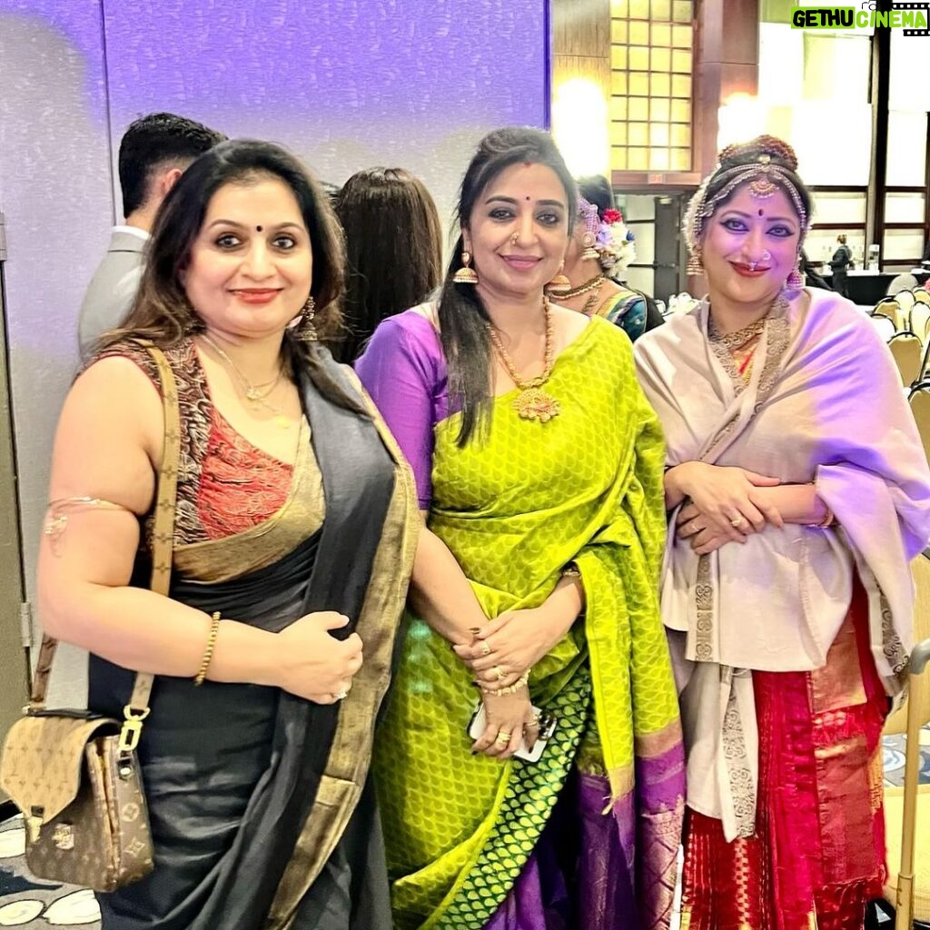 Suchitra Murali Instagram - Glittery evening with Star buddies (KHNA Convention Houston)
