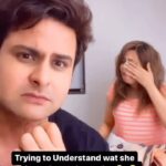 Sugandha Mishra Instagram - Koi samjha do pls … 🤣🤣🤣 #lol #sugandhamishra #drsanketbhosale #sanketbhosale #comedy #husbandwife #relatable