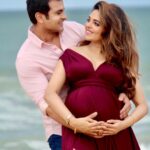 Sugandha Mishra Instagram - 🫶The Best Is Yet To Come...Cant Wait To Meet Our New Addition🥳 kindly keep ur Love & Blessings on🙏🏻 ♾️🧿😍 . . #swipeleft #babyontheway #blessed #love #sugandhamishra #drsanketbhosale #wearepregnant