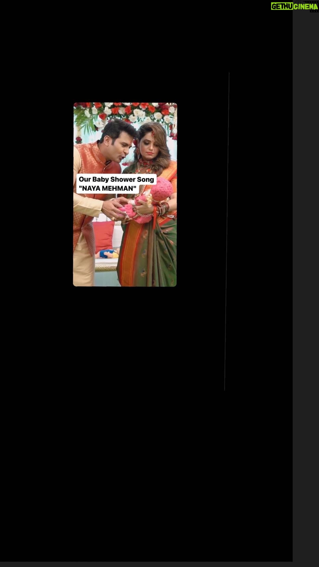 Sugandha Mishra Instagram - Our Baby Shower Song "Naya Mehman" Sung by- Sugandha Mishra & Dr.Sanket Bhosale Written & Composed by- Sugandha Mishra Music arranged & Programmed by- @mayureshkelkar Made with love for our baby 🫶🥳keep ur blessings on 🙏🏻 . . #babyshower #babyshowersong #nayamehman #babyshowerideas #gig #viralvideos #love #baby #song #momtobe #sugandhamishra #drsanketbhosale #blessed Iskcon Temple