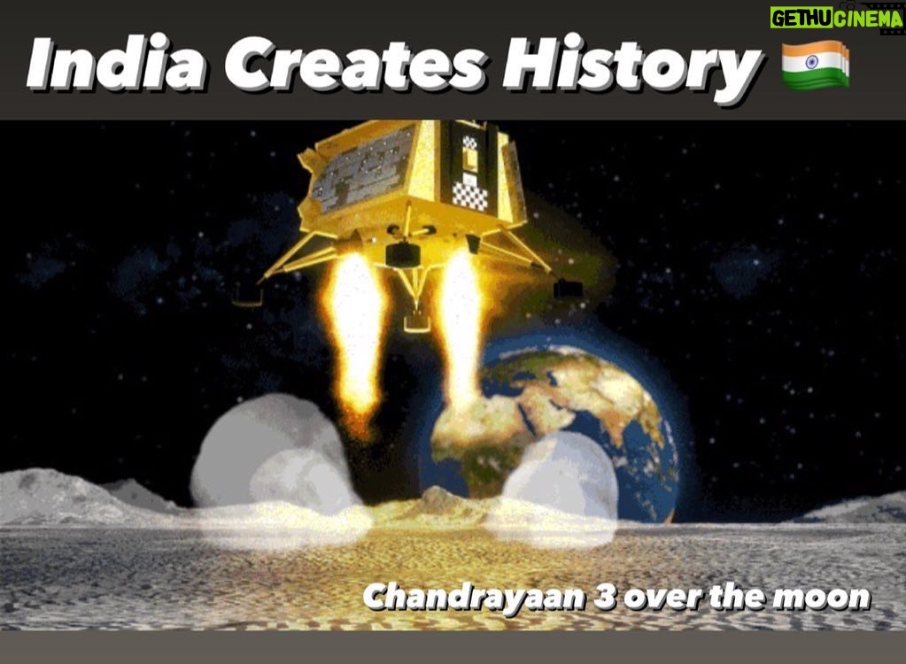 Sugandha Mishra Instagram - #chandrayaan3 Ab Se " Chanda Maama Door ke nahi .. bohot Paas ke " Heartiest Congratulations to our Scientists and the Entire team of #isro . . #chandrayanlanding #proudindian #isro #india #jaihind Mumbai, Maharashtra