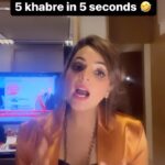 Sugandha Mishra Instagram – News Channels Be Like 🤣  #breakingnews #tomatoes #lol #newsreporter #trending #omg #comedy #sugandhamishra #news