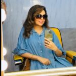 Sugandha Mishra Instagram - Work-Mode-on.. Shooting for a new project .. My happy Place .. blessed to be in a Happy space of life.. i thought it would be challenging to work as mom-to-be but feeling blessed & grateful 🙏🏻😇😍 . . #swipeleft #momtobe #workingmom #lovemyjob #shoot #happy #blessed #sugandhamishra Mumbai, Maharashtra