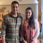 Suhani Dhanki Instagram - #latepost #throwbackthursday Film name: Cuttputlli Character: RJ Roshni Thinking about the brillaint day I had shooting with the iconic @akshaykumar who is so full of humour and life! He had the most hilarious responses to all my answers to his questions, he stayed on set the entire time even when it was time to give me cues and spontaneously added lines to the scene (including Miraya's little photo appearance). So much to learn from legends like him and incredibly grateful to work with @ranjitmtewari sir (who thought I was actually an RJ 😂) and Rajeev sir and their extremely supportive team @sanmikcardoz @ileo_ila @pooja_ent Big thanks to @aayushtwr mayank @anti.casting for this! The movie is on Disney+ Hotstar. Do watch if you can :)) #cuttputlli #bollywoodfilm #disneyplus #akshaykumar #latepost #actor