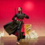 Suhani Dhanki Instagram - Magical Honey by @sanskruti_dance_cambridge Inspired by Matilda, this is the story of Maya who learns from Goddess Saraswati and teaches Headmaster Tusra a lesson! Photos by @simonphoto . . . I never imagined I'd love playing a mean character so much! But this show made for children and families brings me sooo much joy! Especially when little kids give feedback like, 'I liked when the Angry woman danced', 'The Headmaster falling was the best part' and the cutest of all is when my little Miraya asked her daddy, 'Mumma upset?', or cried 'Mumma fall down! Mumma wake up!!', or when she comes home and shows big eyes to her Grandma! This show has so much to offer - live music, storytelling with dance, audience interaction and the best of all, MAGIC!! After our premiere @cambridgejunction we will be performing at @nordenfarm in Maidenhead on 31 May. Lots more shows coming up in and around London! Stay tuned! . . . Credits: Concept and direction - Krishna Zivraj Performers - Linnea @cats_for_lenny Sia, Freya and myself Costumes - Zoe @zs.scrubs Set - Imogen @plimpsole_girl Magic consultant - @neilkelso Dramaturg - Chris Fogg Script - Aisha