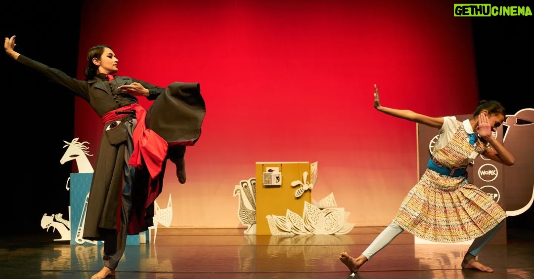 Suhani Dhanki Instagram - Magical Honey by @sanskruti_dance_cambridge Inspired by Matilda, this is the story of Maya who learns from Goddess Saraswati and teaches Headmaster Tusra a lesson! Photos by @simonphoto . . . I never imagined I'd love playing a mean character so much! But this show made for children and families brings me sooo much joy! Especially when little kids give feedback like, 'I liked when the Angry woman danced', 'The Headmaster falling was the best part' and the cutest of all is when my little Miraya asked her daddy, 'Mumma upset?', or cried 'Mumma fall down! Mumma wake up!!', or when she comes home and shows big eyes to her Grandma! This show has so much to offer - live music, storytelling with dance, audience interaction and the best of all, MAGIC!! After our premiere @cambridgejunction we will be performing at @nordenfarm in Maidenhead on 31 May. Lots more shows coming up in and around London! Stay tuned! . . . Credits: Concept and direction - Krishna Zivraj Performers - Linnea @cats_for_lenny Sia, Freya and myself Costumes - Zoe @zs.scrubs Set - Imogen @plimpsole_girl Magic consultant - @neilkelso Dramaturg - Chris Fogg Script - Aisha