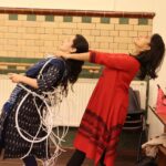 Suhani Dhanki Instagram - Caught in the wire mess? Presenting '0s and 1s: Rewired' by @mathangikeshavan and performed by @anayavasudha_dance @_akshara.mohan_ @sai108 and myself This interesting work explores the evolution of data and information through the vocabulary of Bharatanatyam and we premier at the Festival of Commons @stanleyarts.uk as a part of curation by @akademidance TODAY! Photos by multitalented Sai Supriya @sai108 😍 . . . #indianclassicaldance #wirewrapping #wire #cable #indiandance #bharatanatyam