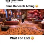 Sunny Arya Instagram - Sana behan ki acting 🎭 #Tehelkaprank #SunnyArya #TehelkaBhai #biggboss17 #jiocinema #biggboss