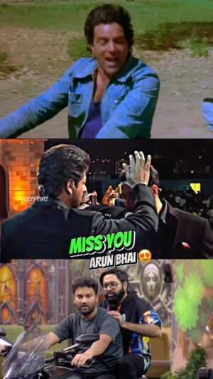 Sunny Arya Instagram - Miss u 😢 mere bhai  @achanakbayanakgamingofficial #Tehelkaprank #SunnyArya
#TehelkaBhai #biggboss17 #jiocinema #biggboss #bb17