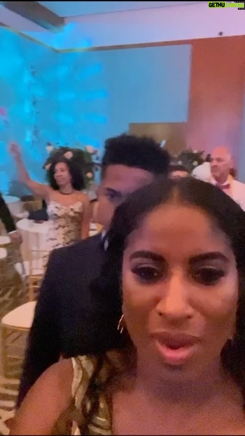 Sunny Hostin Instagram - I think maybe my next vow renewal may need to be in Panama because I can wear a carnival head piece over my dress. I mean - what’s better then that? Ana & Gilberto’s wedding.
