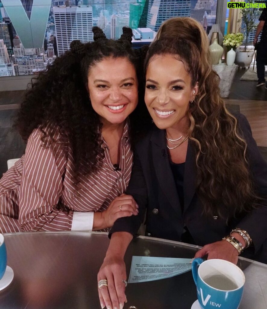 Sunny Hostin Instagram - So much fun hanging with Michelle Buteau. The laughs just never stop. She is my best friend in my head. And I would like to learn how to wall twerk.