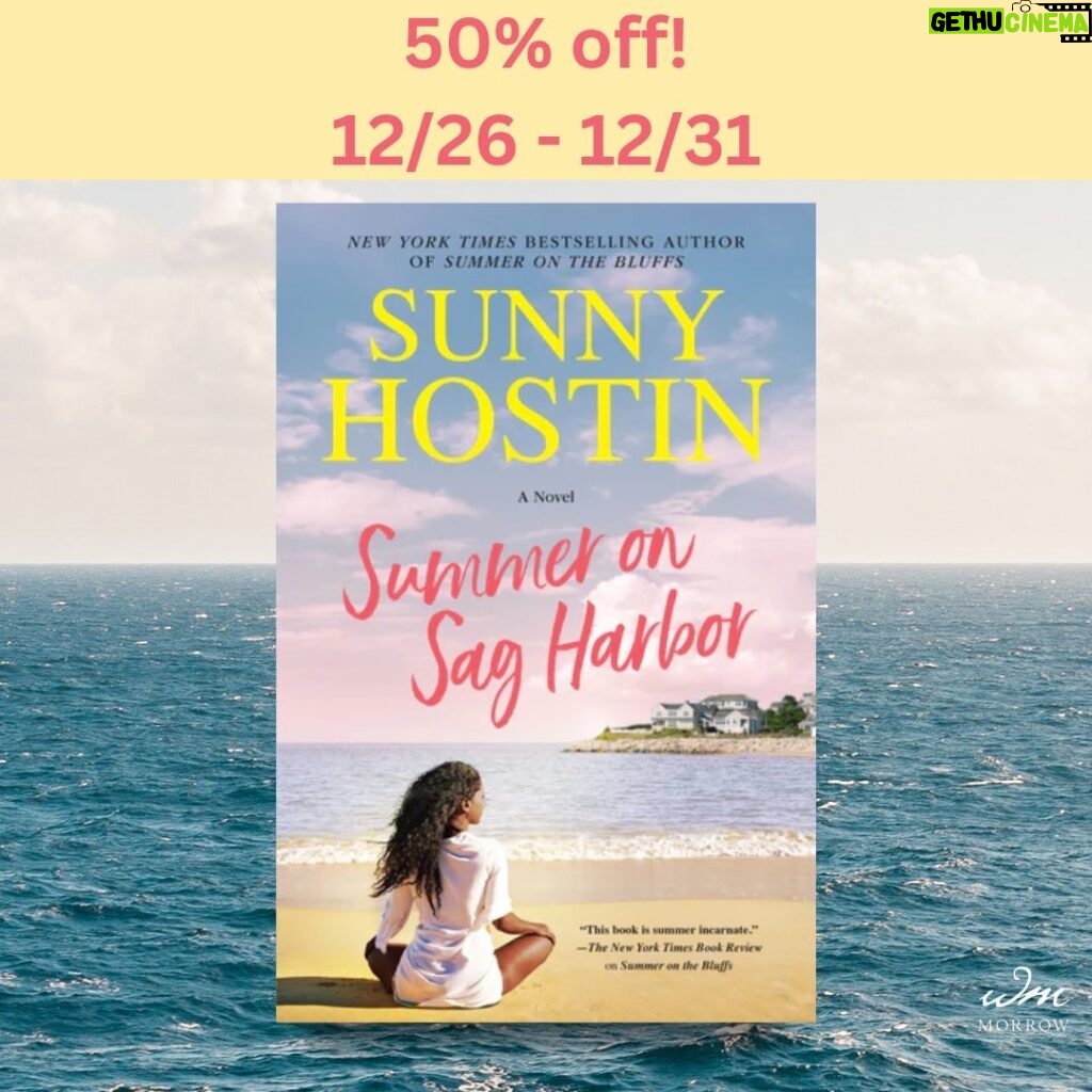 Sunny Hostin Instagram - Visit your local Barnes & Noble or Books-a-Million to get half off on Summer on Sag Harbor!” Happy Reading!
