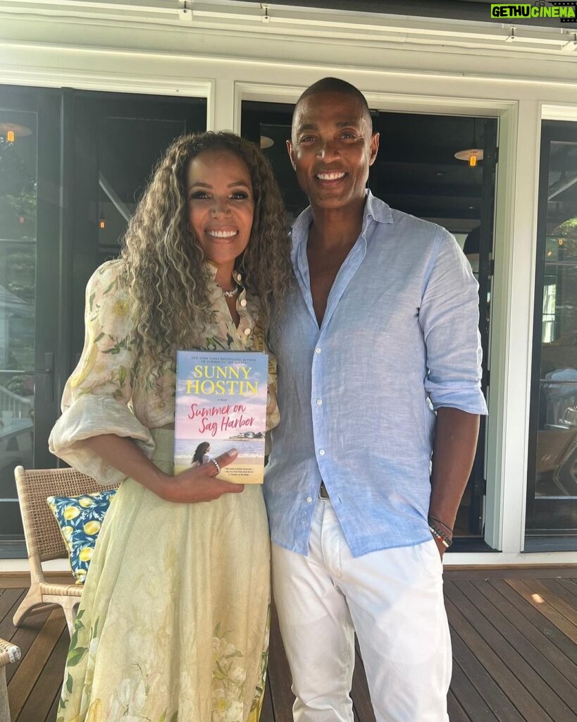 Sunny Hostin Instagram - No better way to celebrate my new novel #SummerOnSagHarbor than in Sag Harbor! A huge thank you to my friend @donlemonofficial for hosting the fabulous book party!💛