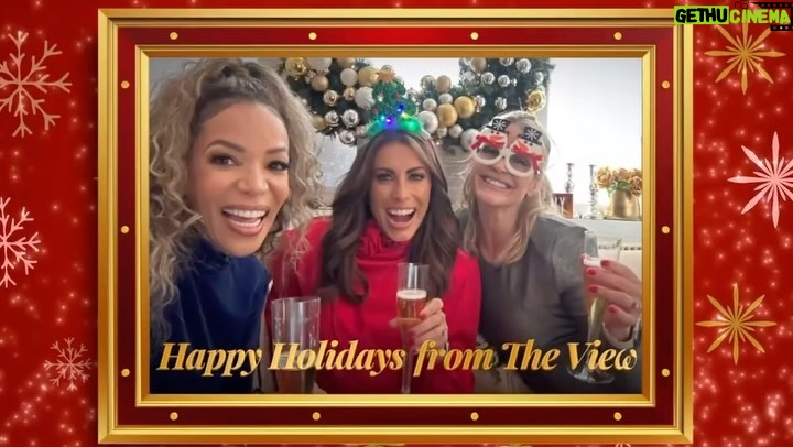 Sunny Hostin Instagram - See what unfolds when @sunny throws a holiday party for the co-hosts in her dressing room in #TheView's Crowded Christmas Spectacular! 🎄
