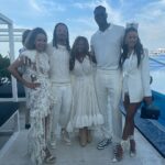Sunny Hostin Instagram - Thank you @michaelrubin for a wonderful time at your White Party. My feet are still recovering from all the dancing. Styled by @frantaylorstyled