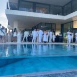 Sunny Hostin Instagram - Thank you @michaelrubin for a wonderful time at your White Party. My feet are still recovering from all the dancing. Styled by @frantaylorstyled