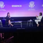 Sunny Hostin Instagram - I had the distinct honor of interviewing Vice President Kamala Harris on the main stage at the Essence Festival yesterday. At the cherry on the pie - I think Oprah thought I did a good job. Year made.