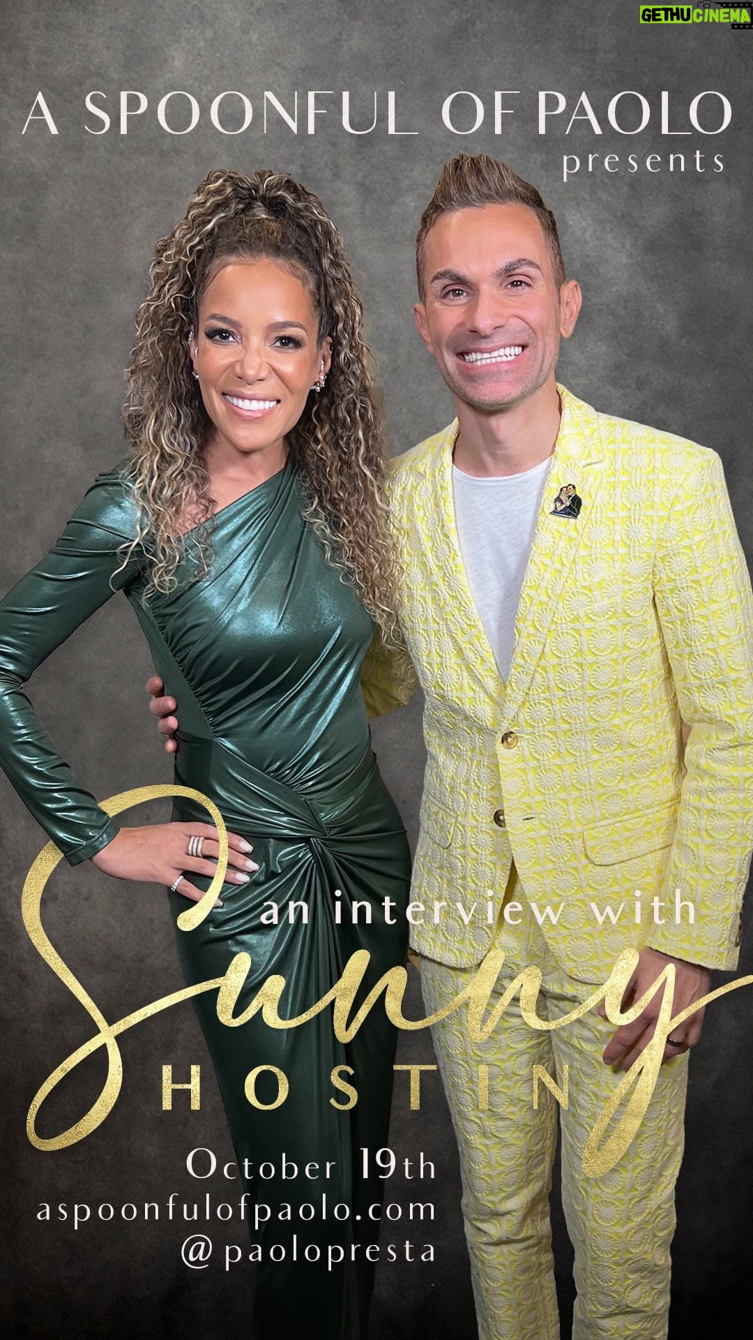 Sunny Hostin Instagram - Are you ready?? Here’s a sneak peek of my interview with 3x Emmy-winning co-host of ABC’s #TheView & 2x NYT best-selling author #SunnyHostin! Full interview is out and I can’t wait for y’all to hear and be inspired by @Sunny’s incredible story. Link to interview in my bio. ❤️🥄☀️ #aspoonfulofpaolo