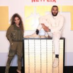 Sunny Hostin Instagram - Went to the premiere of Lift with Kevin Hart, Gugu Mbatha-Raw, Vincent D'Onofrio, Ursula Corbero, Billy Magnussen, Jacob Batalon, Jean Reno and Sam Worthington. Shenanigans with favorite son @gabe._.hostin The film is goooooooooood.