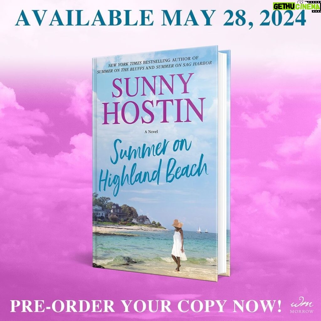 Sunny Hostin Instagram - I’m thrilled to share the cover for the next novel in my summer trilogy - 'Summer on Highland Beach'! I can’t wait to take you to the sunny shores of Highland Beach with this story. It’s on sale May 28th 2024, and you can pre-order your copy now wherever you get your books.