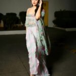 Surabhi Instagram - Floral magic in every twirl 🌸🍃🌼🍃 : : : : : Styled by @impriyankasahajananda ✨️ Outfit @anushareddy.couture ✨️ Accessories @kushalsfashionjewellery ✨️ Captured by 📸 @verendar_photography ✨️ : : : : : : : : : : : : #styledbypriyankasahajananda #surbhi