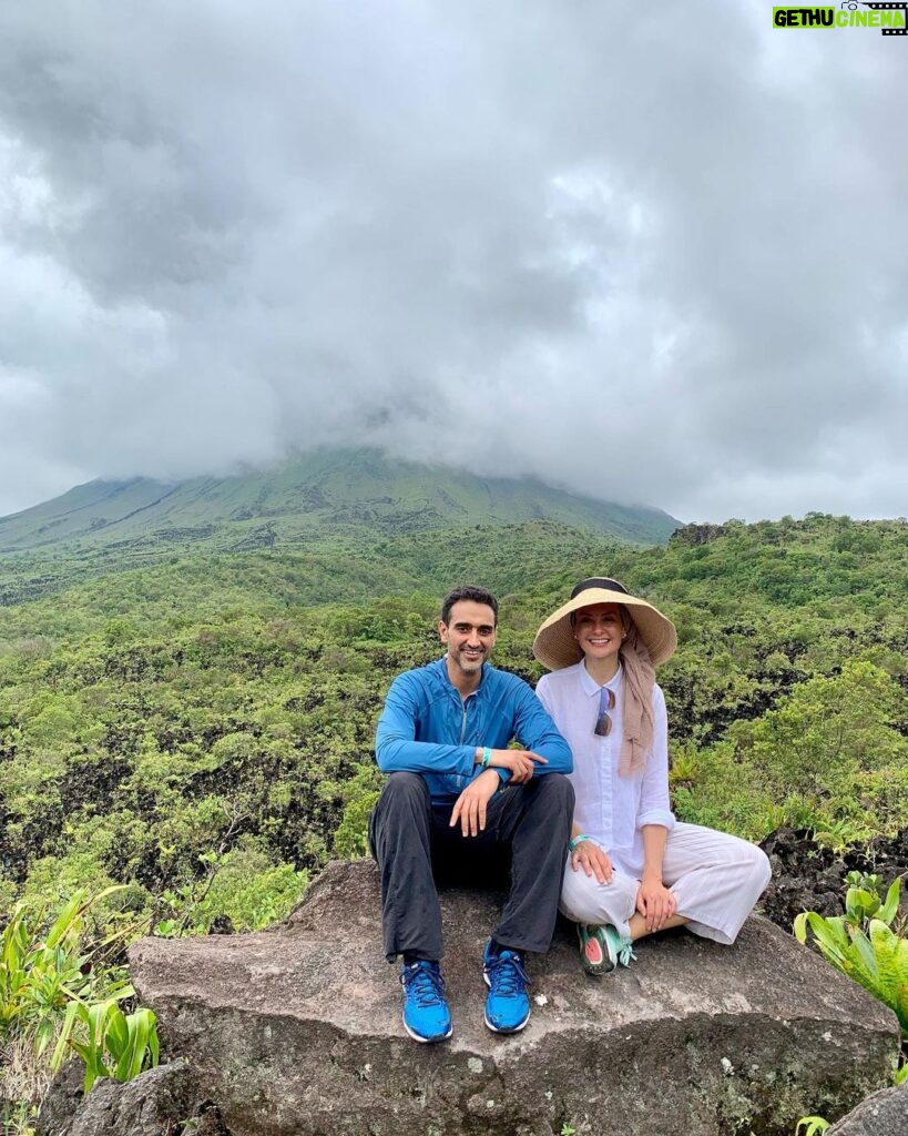 Susan Carland Instagram - A relaxing holiday sitting in front of a currently-steaming volcano that our guide helpfully informed us is due for a once-every-500-year explosion