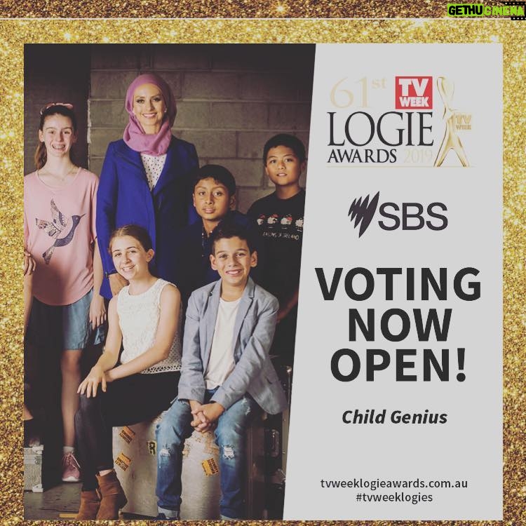 Susan Carland Instagram - Think we don’t value intellect enough in this country? Think too much of Aussie TV focuses on the shallow & the scandalous & the mean? Vote for smart, uplifting TV in the Logies - vote for Child Genius in the Most Popular Entertainment category! Link in bio! #tvweeklogies