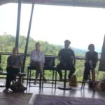 Susan Carland Instagram – Learning in a magical treehouse facing Mt Kinabalu in Borneo!