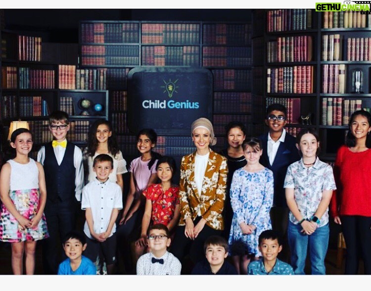 Susan Carland Instagram - Such an awesome final episode of #ChildGenius tonight! The kids were so great; I adored them all and freaking love hosting this show. Well done brainiacs!
