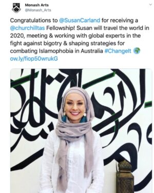 Susan Carland Instagram - Not going to lie, I’m thrilled to get a @churchill_trust fellowship!