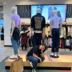 Swastika Mukherjee Instagram – When daughter goes in and out of the trial room for 2 hours this is what mothers do 🤣🤣 
🔹give up on life 
🔹become a mannequin 
🔹check bank account 
🔹take selfies 
I am not going to any store anymore @anwesha24 😅